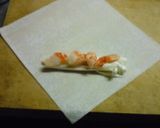 とろ～りえびクリーム春巻き作り方1写真