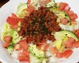 大豆のお肉で作るベジタリアン☆タコライス作り方8写真