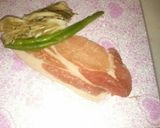 舞茸といんげんのポークロールオイマヨ焼き作り方1写真