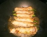 舞茸といんげんのポークロールオイマヨ焼き作り方4写真