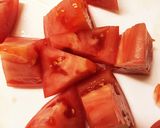 簡単♫トマトのマリネサラダ作り方1写真