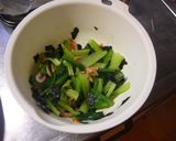 海苔＆釜揚げ桜海老ベストコンビな煮浸し作り方1写真