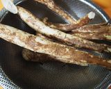 四角豆の根っこのきんぴら作り方2写真