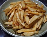 四角豆の根っこのきんぴら作り方8写真