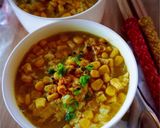 たっぷりコーンのカレー味スープ作り方4写真