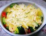 ジャガイモとブロッコリーの味噌マヨ焼き作り方3写真