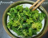 菜の花の黒胡麻あえ作り方5写真