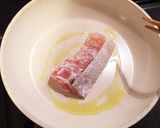 鮭とほうれん草クリームパスタ＊イクラ添え作り方1写真