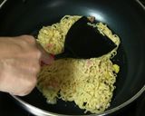 カップ麺で作る海鮮お好み焼き作り方5写真