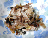 さんまと水菜の浅漬けで混ぜご飯！作り方3写真