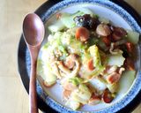 たっぷり白菜あんかけごはん作り方3写真