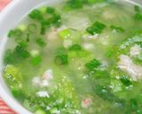 カニとレタスのスープ作り方3写真