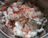 タルタルソース★かにかまはんぺん丸め焼き作り方1写真