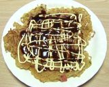 カップ麺で作る海鮮お好み焼き作り方8写真