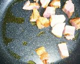 レタスと厚切りベーコン炒め作り方3写真