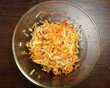 柿とりんごを和えるだけ！フルーツサラダ作り方3写真