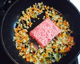 野菜たっぷり!挽き肉の中華風レタス包み作り方4写真