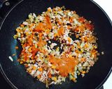 野菜たっぷり!挽き肉の中華風レタス包み作り方5写真