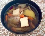だしが決め手！味つけ1つ具沢山けんちん汁作り方5写真