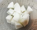 ベーコンの出汁が染みた♡大根と白菜の煮物作り方1写真