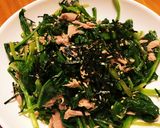 【簡単】缶詰でほうれん草のツナ和え作り方4写真