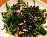 【簡単】缶詰でほうれん草のツナ和え作り方4写真