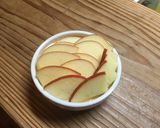 リンゴたっぷりカマンベールチーズケーキ作り方4写真