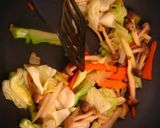 春キャベツの柚コショウ味噌パスタ作り方1写真