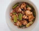 鶏肉と白葱の味噌マヨチーズ焼き♪作り方4写真