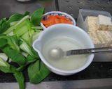 豆腐とひき肉の炒め物作り方3写真