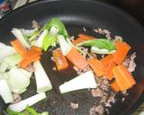 豆腐とひき肉の炒め物作り方4写真
