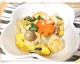ふわとろ親子丼☆ふっくら鶏むねヘルシー作り方3写真