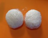 簡単♪雪だるまおにぎり*作り方1写真