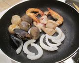 9.パスタ　ペスカトーレ(魚介のパスタ）作り方6写真