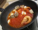 9.パスタ　ペスカトーレ(魚介のパスタ）作り方5写真