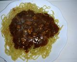 ピリ辛肉味噌餡掛け焼そば作り方5写真
