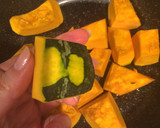 かぼちゃと小豆のミルクいとこ煮作り方1写真