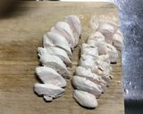 韓国風鶏ささ身のホイル焼き作り方3写真