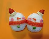 簡単♪雪だるまおにぎり*作り方5写真