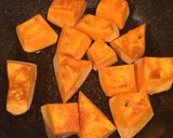 かぼちゃと小豆のミルクいとこ煮作り方3写真
