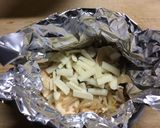 韓国風鶏ささ身のホイル焼き作り方8写真