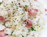 休日のお家ご飯に＊厚切りベーコンでピラフ作り方5写真