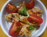 鳥胸肉で☆イタリアンバジルココットカマン作り方3写真