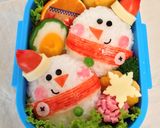 簡単♪雪だるまおにぎり*作り方6写真