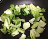 創味シャンタンDXでエビとチンゲン菜炒め作り方3写真