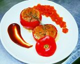 ジューシー肉汁溢れるトマトバーグファルシ作り方13写真