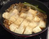 肉豆腐 (木綿豆腐と豚肉)作り方4写真