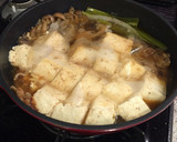 肉豆腐 (木綿豆腐と豚肉)作り方4写真