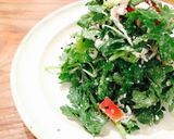 春菊とカッテージチーズのサラダ☆作り方4写真