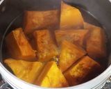 簡単　調味料２つの南瓜の煮物作り方4写真